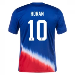 USA Horan #10 Auswärts Trikot Copa America 2024 Fußballtrikot