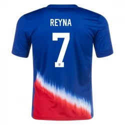 USA Reyna #7 Auswärts Trikot Copa America 2024 Fußballtrikot