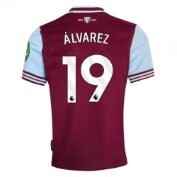 West Ham United Alvarez #19 Heim Trikot 2024/25 Fußballtrikot