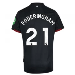West Ham United Foderingham #21 Auswärts Trikot 2024/25 Fußballtrikot