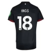 West Ham United Ings #18 Auswärts Trikot 2024/25 Fußballtrikot