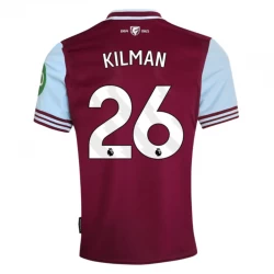 West Ham United Kilman #26 Heim Trikot 2024/25 Fußballtrikot