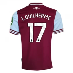 West Ham United L. Guilherme #17 Heim Trikot 2024/25 Fußballtrikot