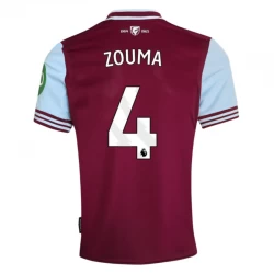 West Ham United Zouma #4 Heim Trikot 2024/25 Fußballtrikot